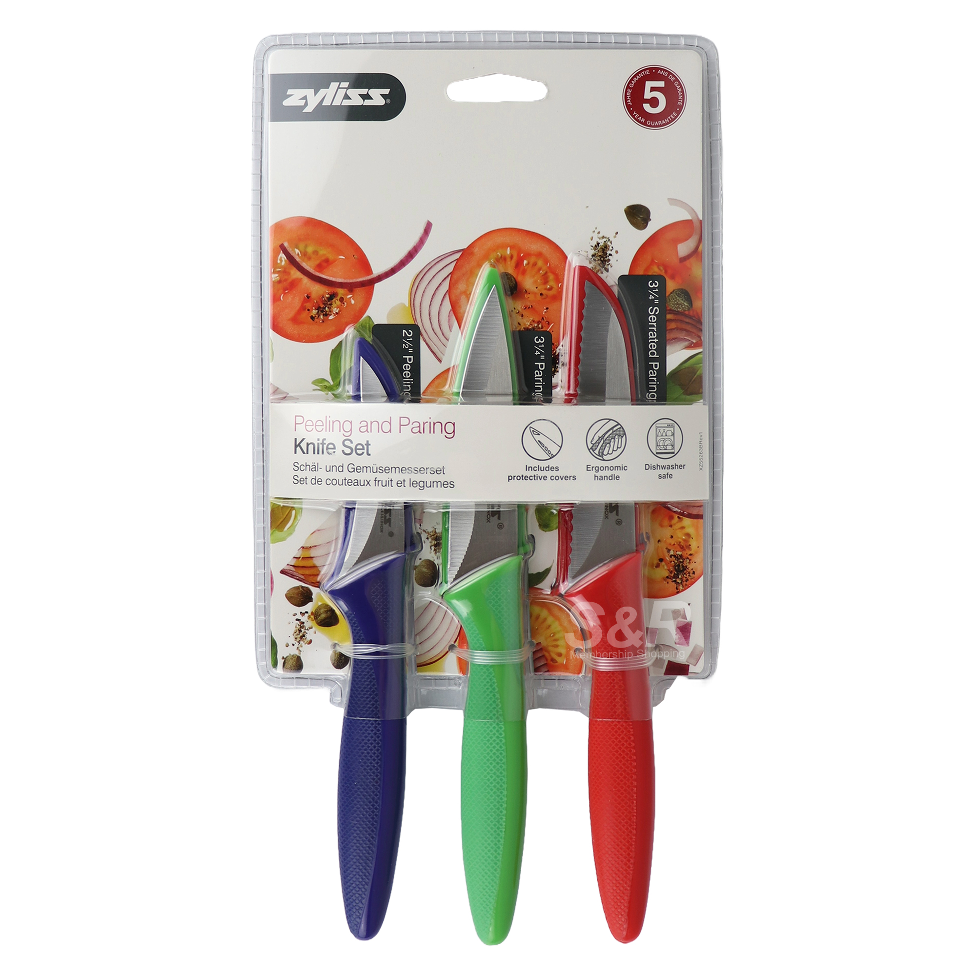Zyliss Peeling and Paring Knife Set